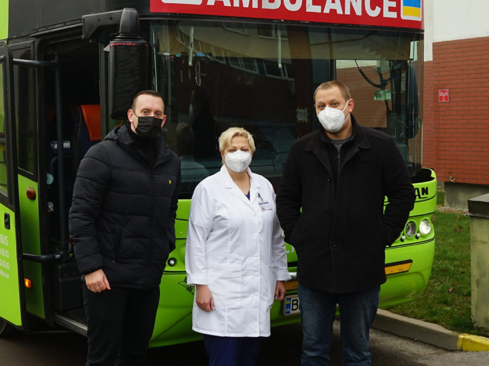 Transportation of the wounded Ukrainian soldiers for medical treatment in Latvia!!
